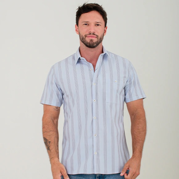 CAMISA MC 100% ALGODON HOMBRE - imagen 1