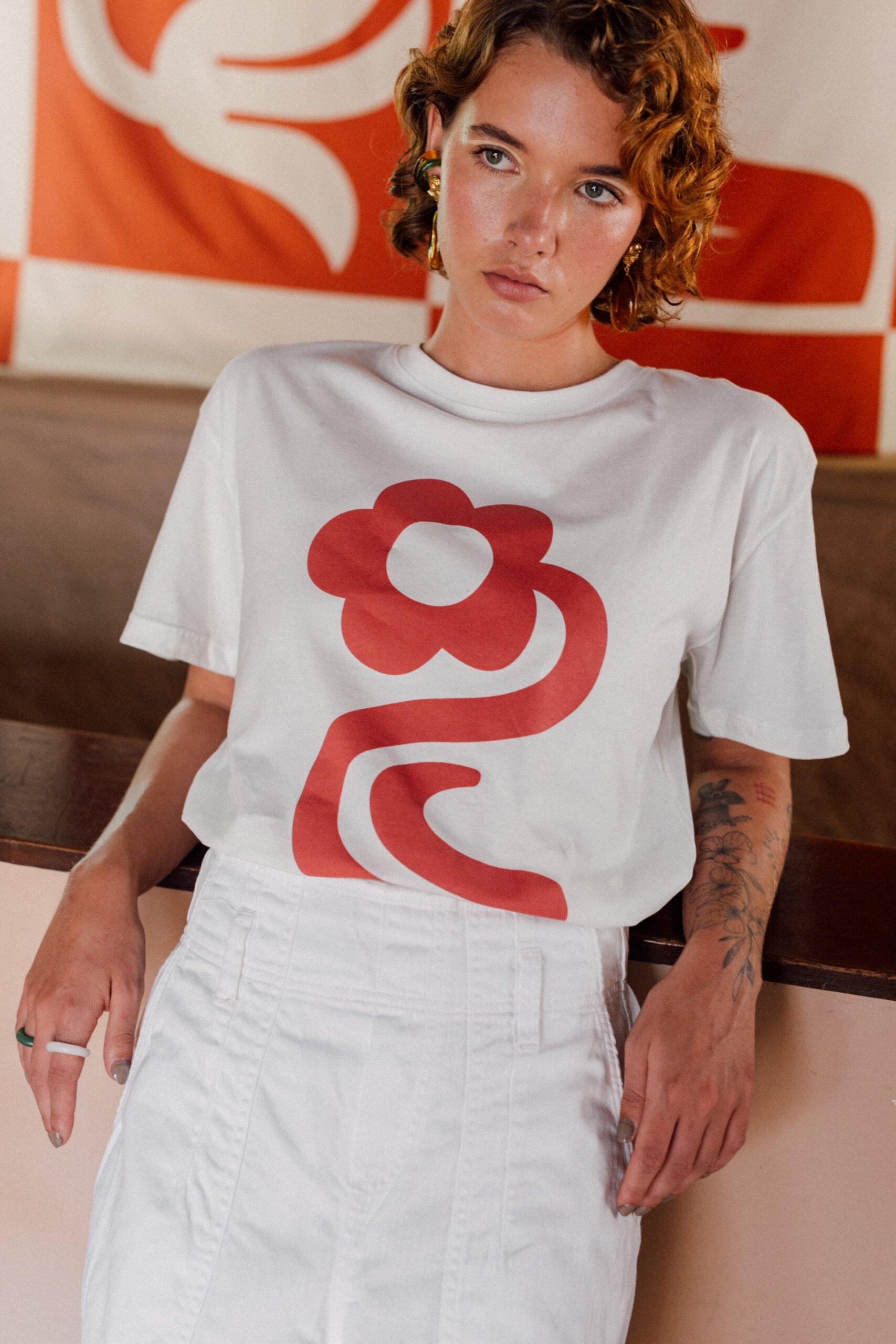 CAMISETA FLOR MEDITERRANEA - imagen 1