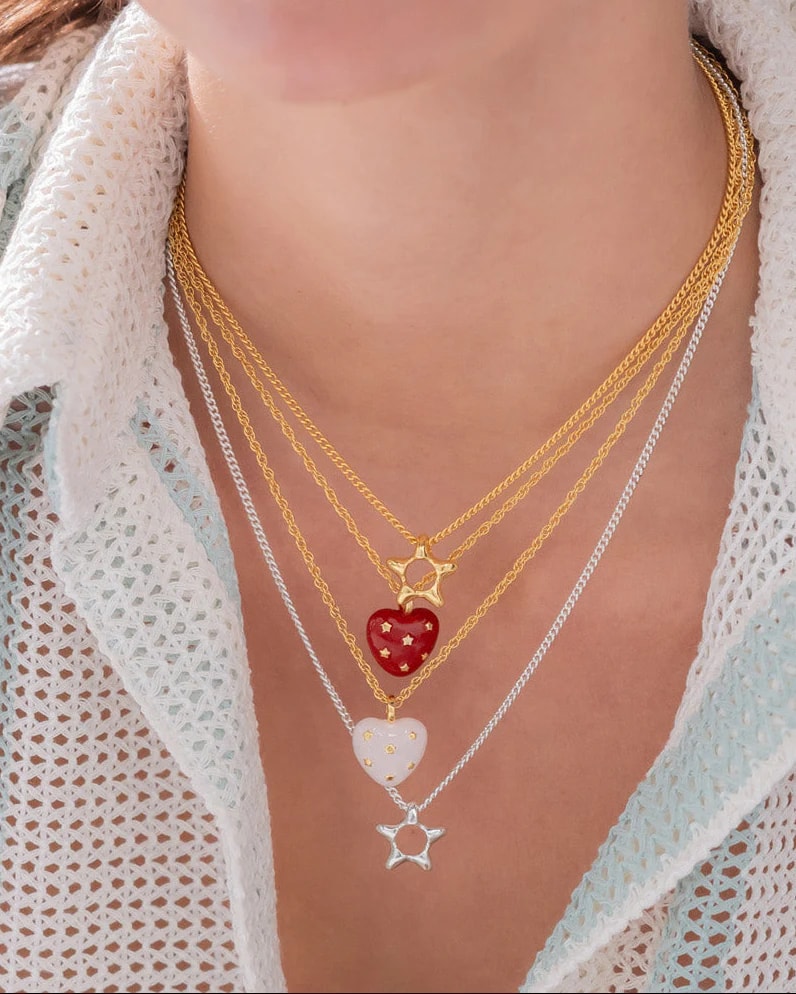 Collar Corazón Nude - imagen 1