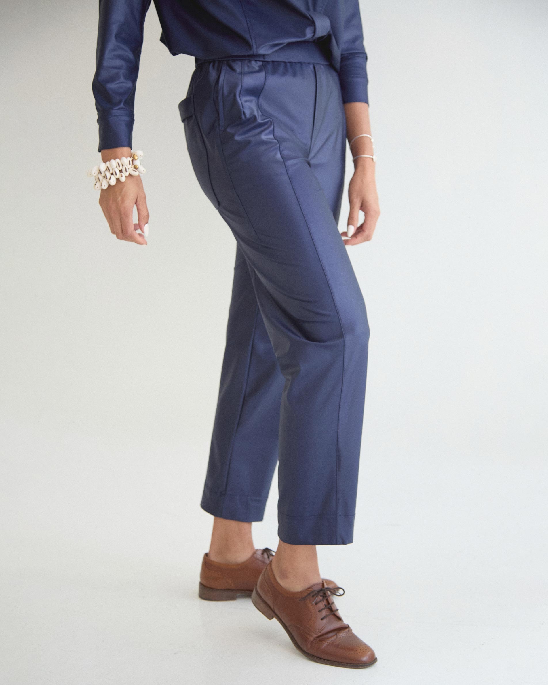 Pantalón Tech Azul Oscuro RELUCIDO - imagen 1
