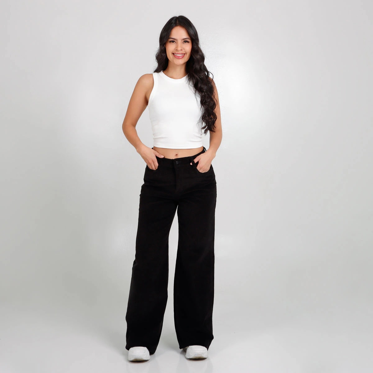 Pantalon Pana Wide Leg Ax-3137 Licrado - imagen 1
