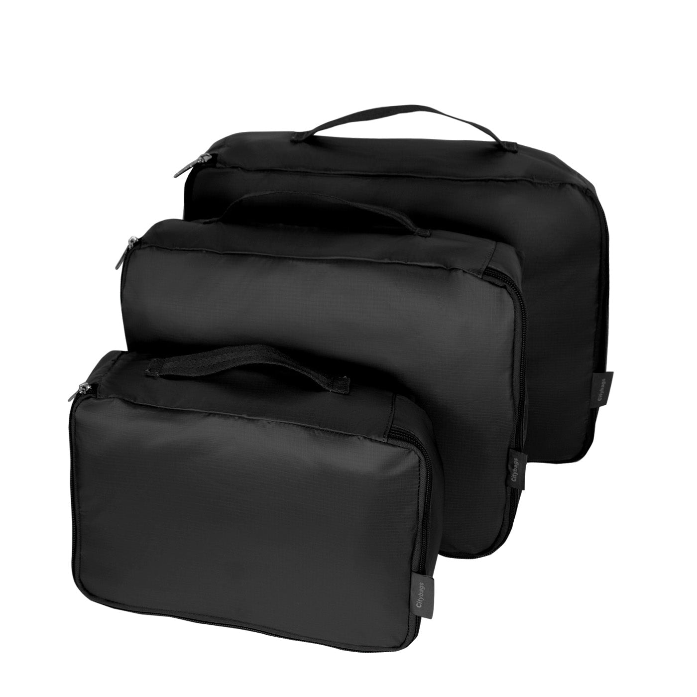 Cubos Organizadores Para Viaje Setx3 Citybags Negros - imagen 1