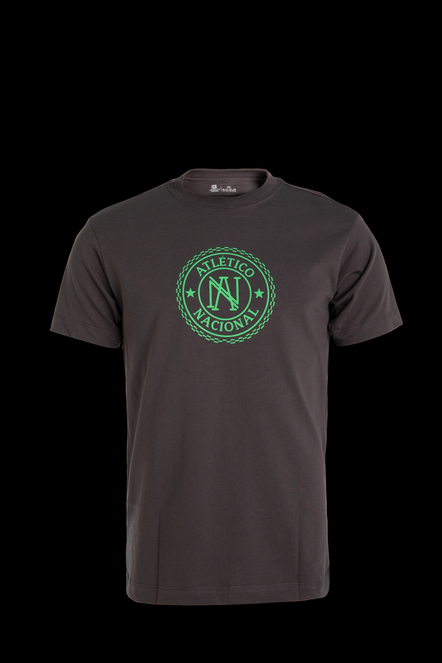 CAMISETA GRIS OSCURO CIRCULO - imagen 1