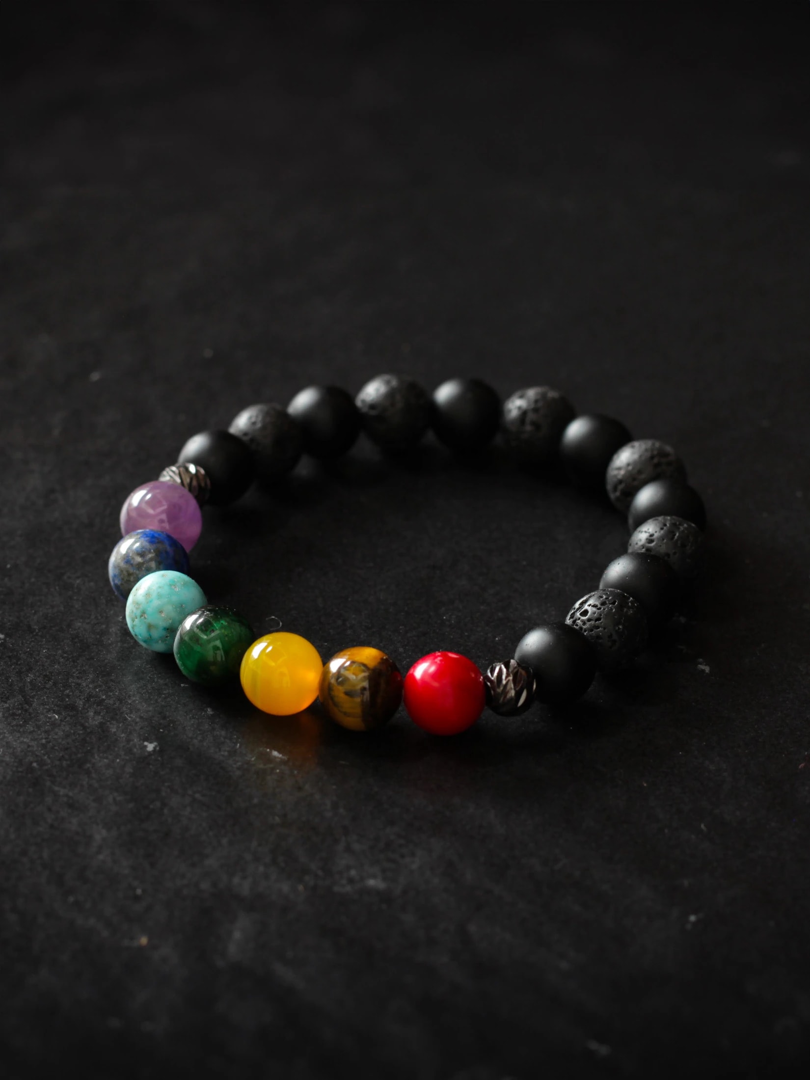 Brazalete 7 Chakras 8mm - imagen 1