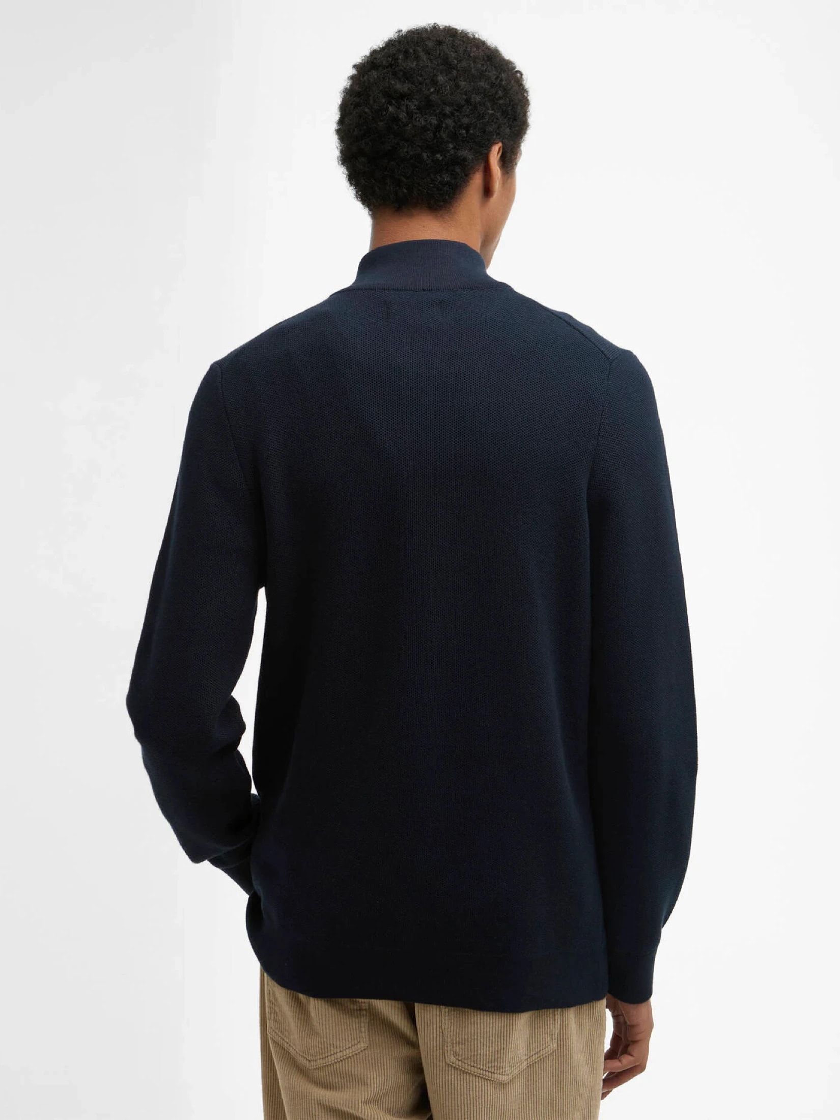 Essential Honeycomb Quarter-Zip Jumper - imagen 1