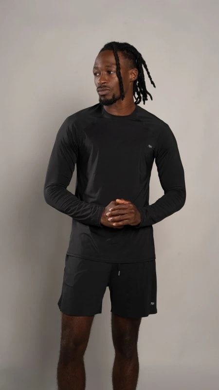 Long sleeve Men Negro - imagen 1