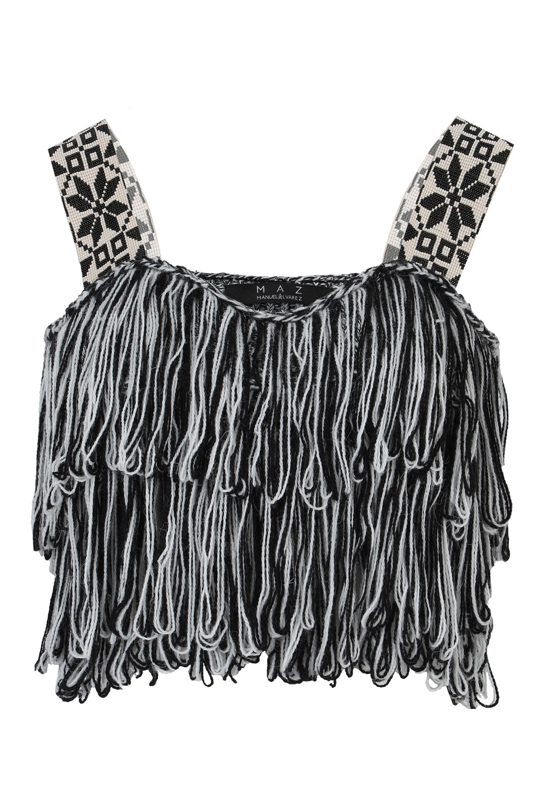 “CHAQUIRA” STRAPS FRINGES TOP - imagen 1