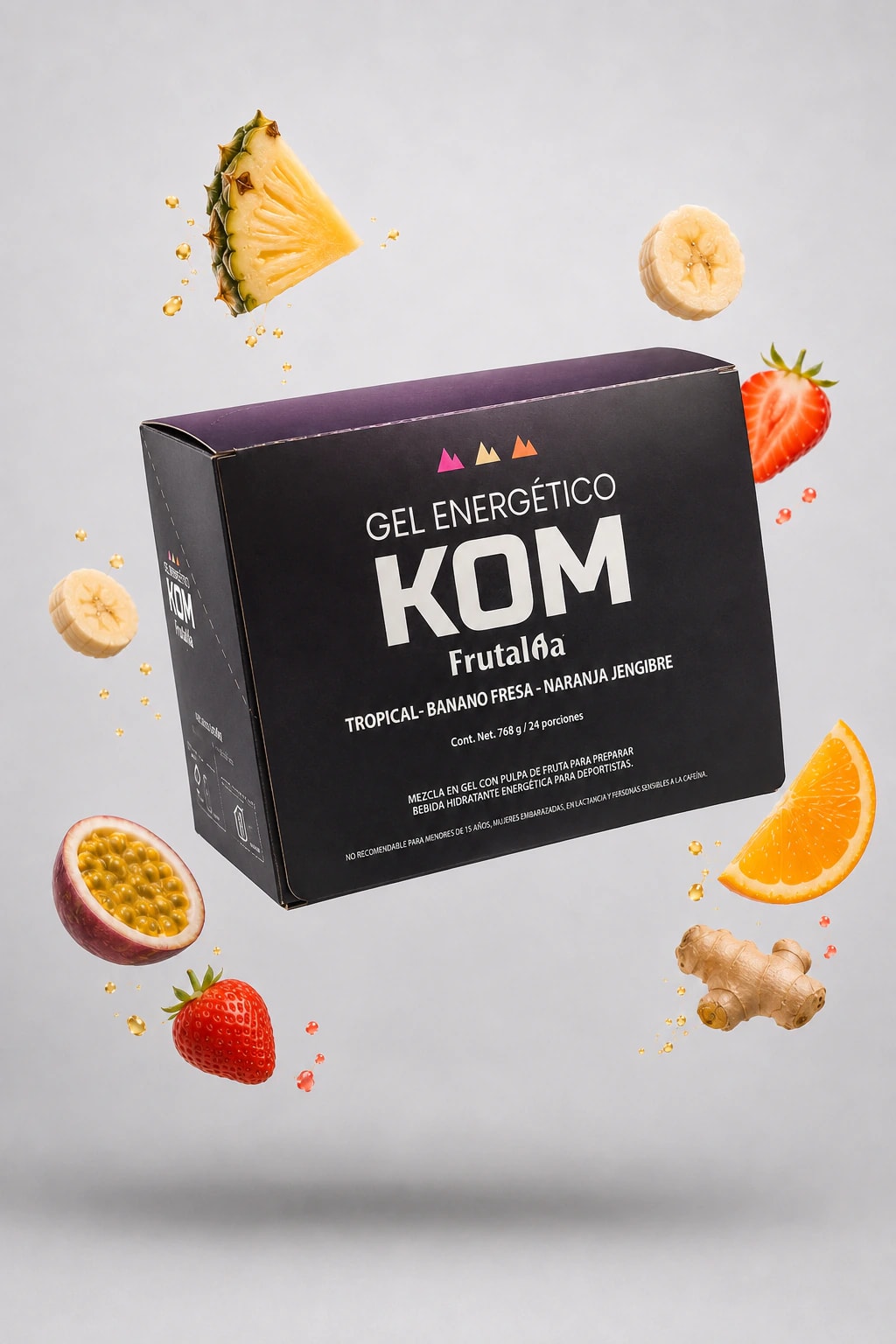 Gel Energético KOM 23 g de Carbohidratos | Caja x24 - imagen 1