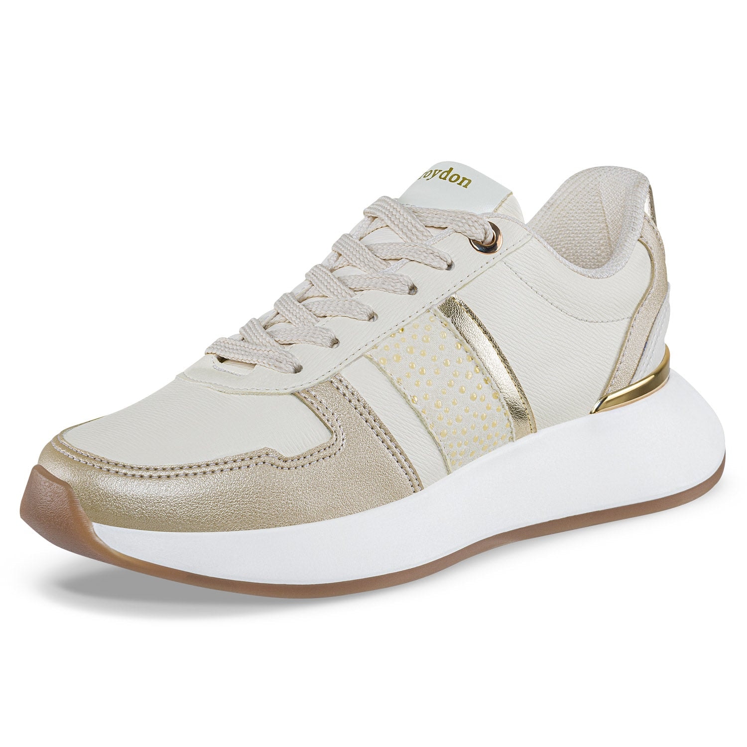 Tenis Urbanos Zamai Beige Croydon Para Mujer - imagen 1