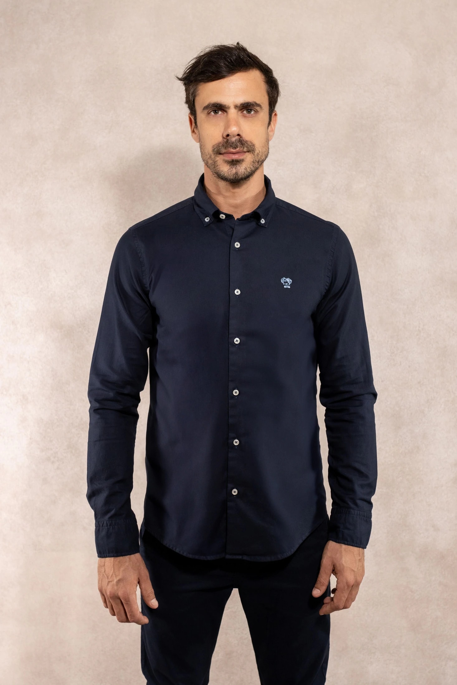Camisa Antimanchas Oxford Azul - Talla Regular - imagen 1