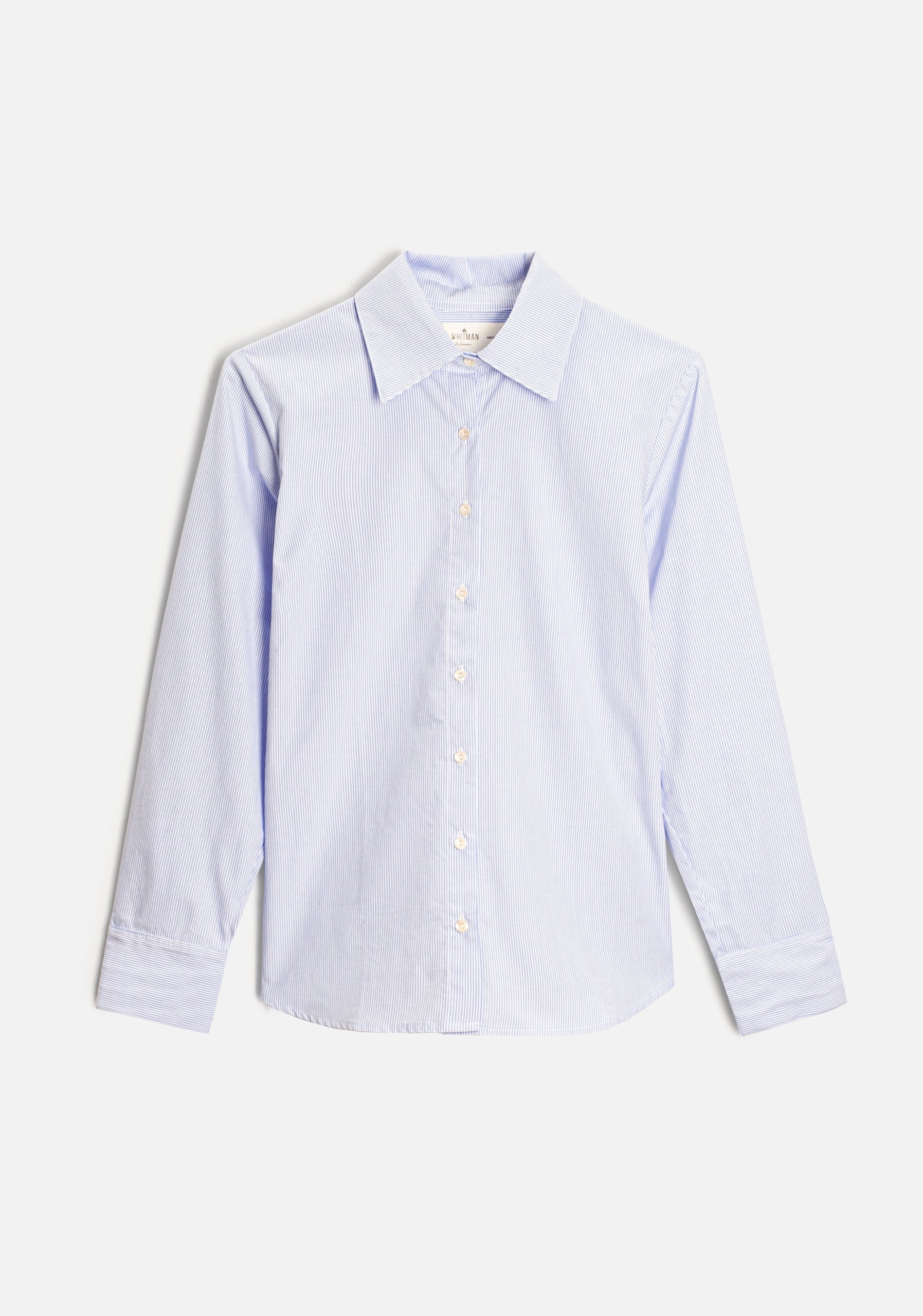 Camisa M Isabella Rayas Azul Claro - imagen 1