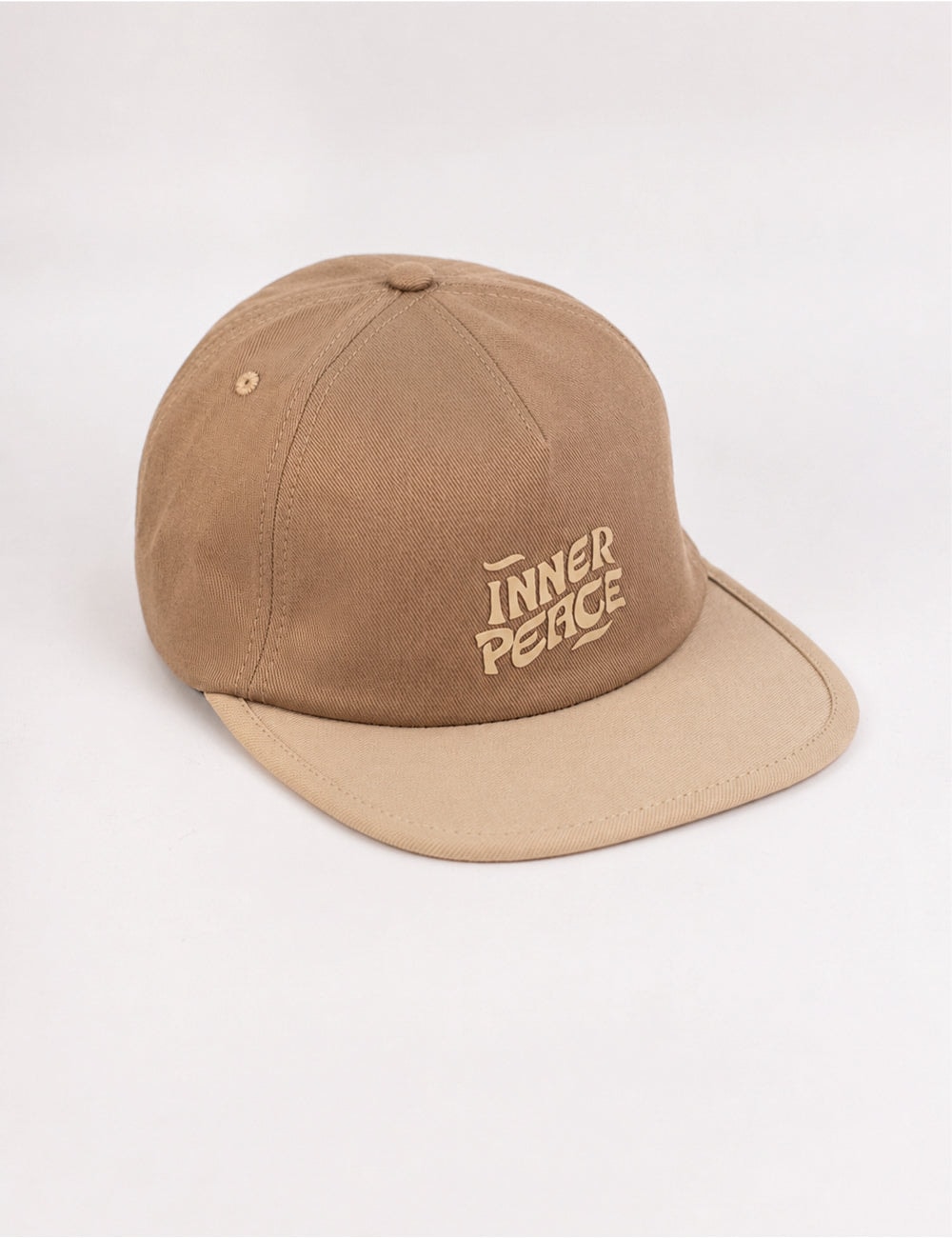 Gorra desestructurada Inner Peace caqui+beige - imagen 1