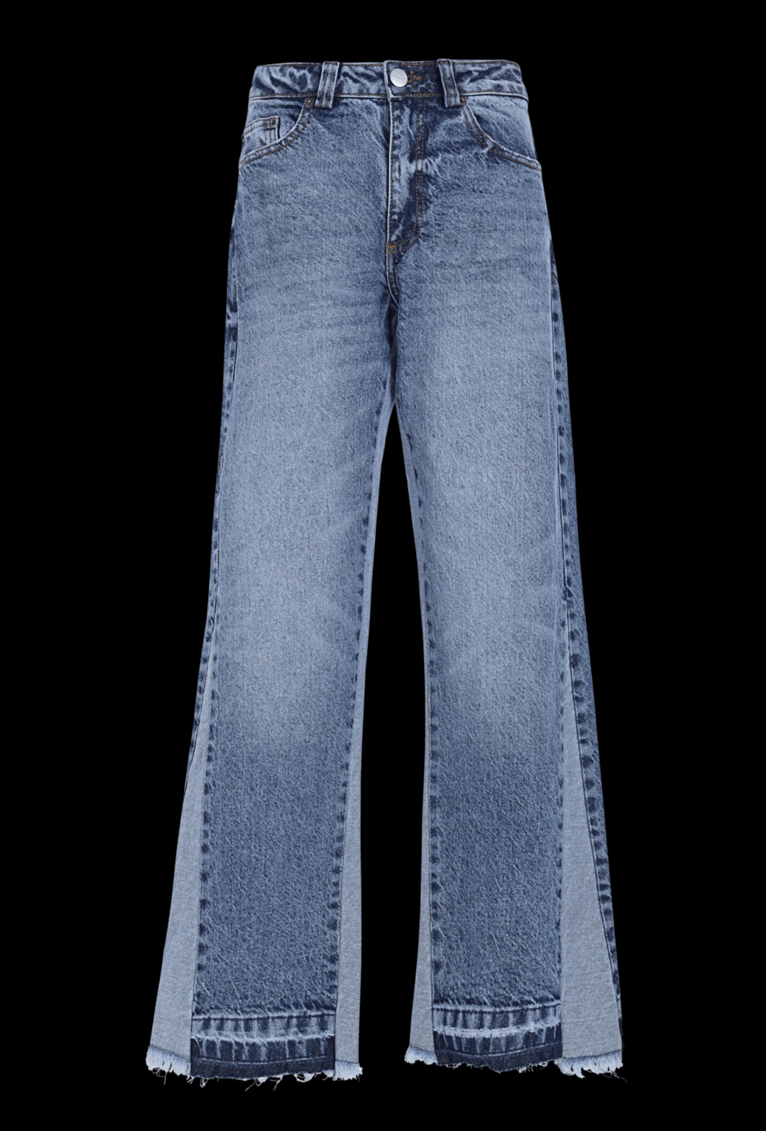 EMBROIDERED FLARED JEANS - imagen 1