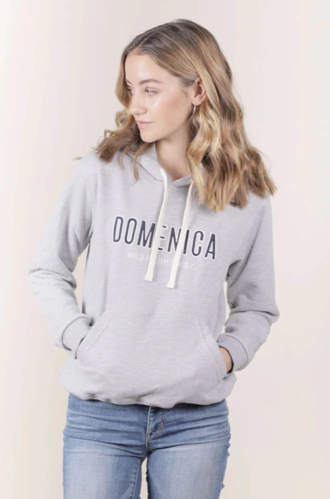 HOODIE GRIS CLARO UNISEX - BÁSICO - imagen 1