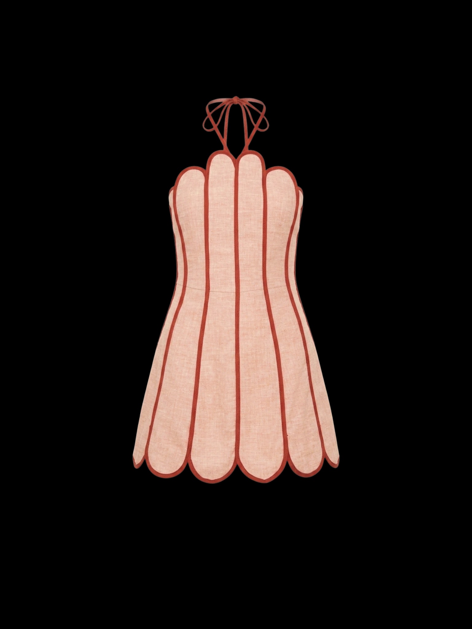 LENNY DRESS APRICOT ORANGE - imagen 1
