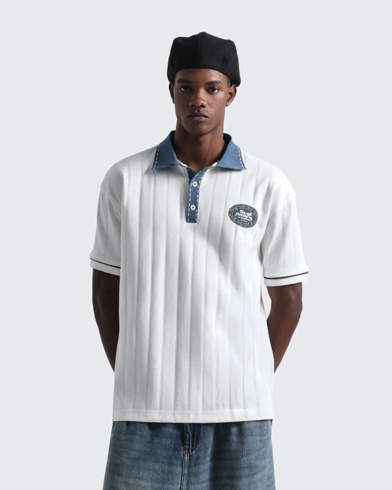 Polo Blanco Relaxed Fitting In - imagen 1