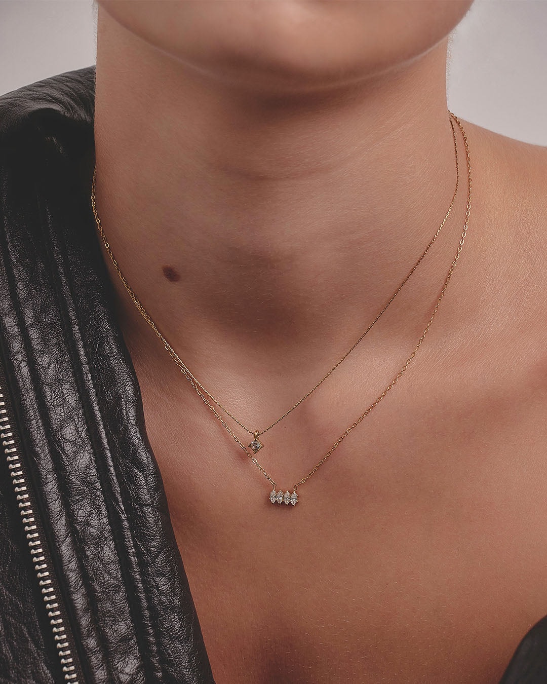 Collar Rombo Cristal - imagen 1