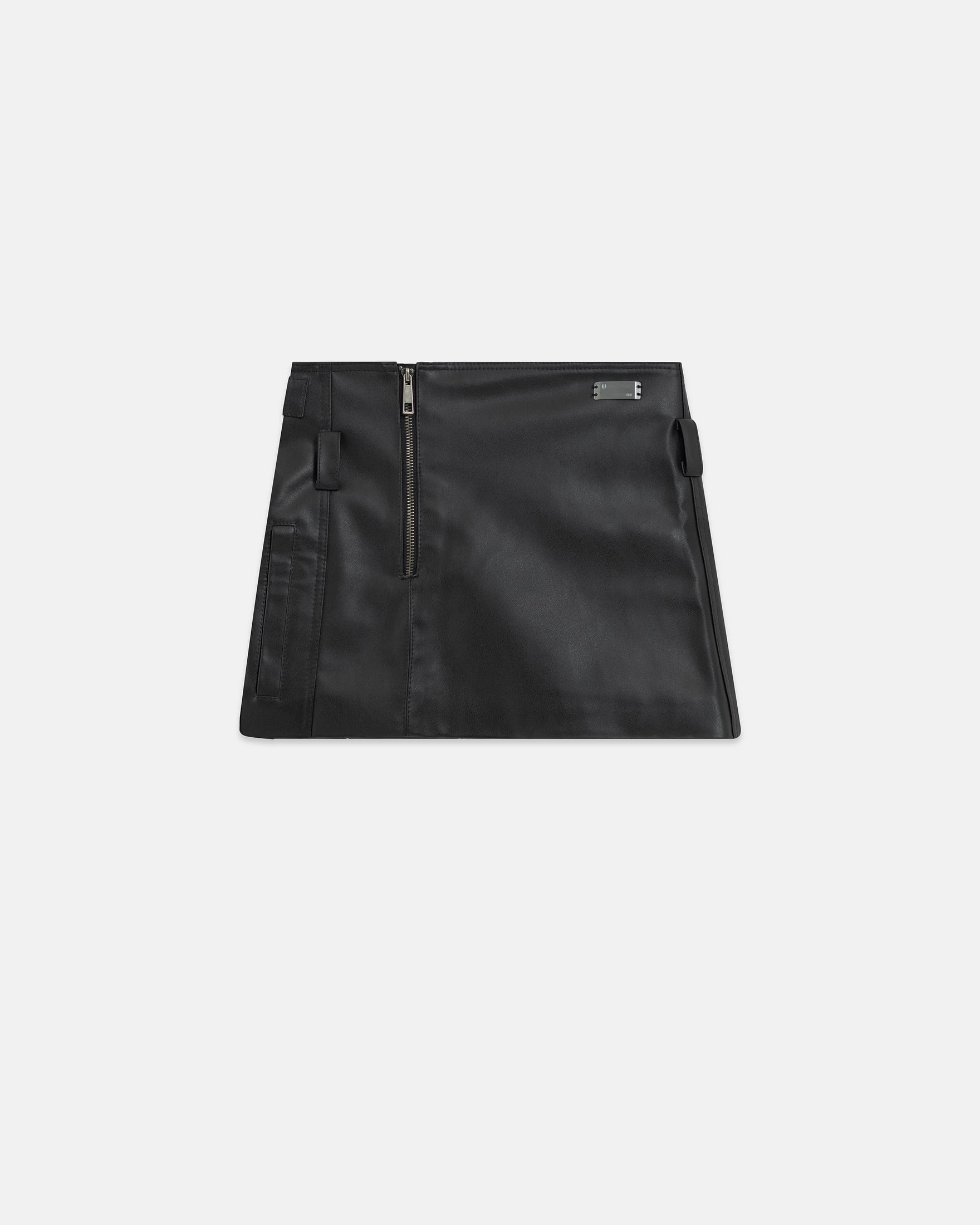Basics Undergold Studio Pleather Mini Skirt Black - imagen 1
