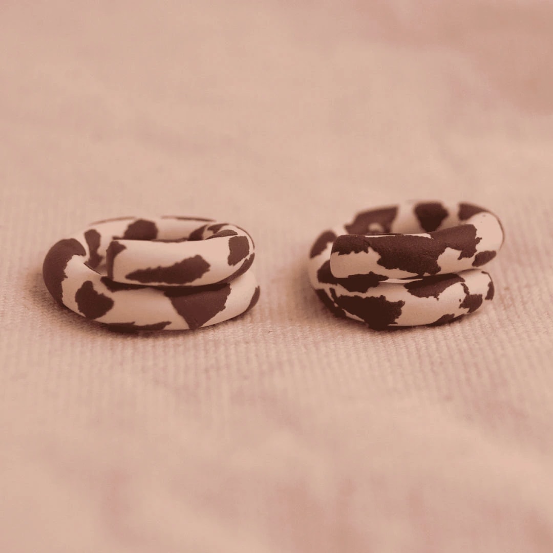 Anillo Isa Cow Print - imagen 1