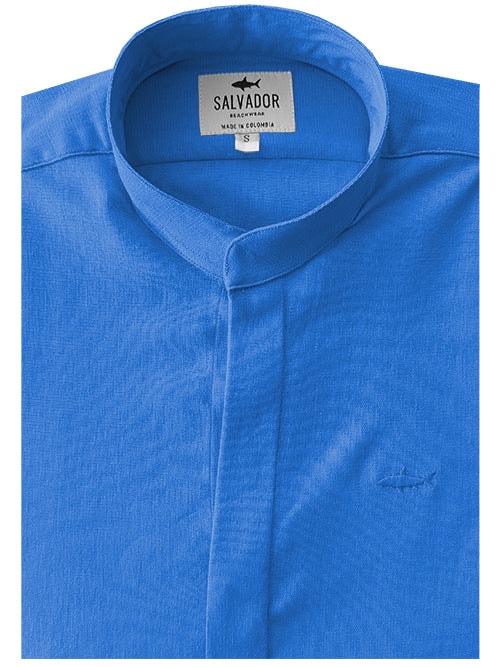 CAMISA NERU AZUL MEDIO FLEX - imagen 1