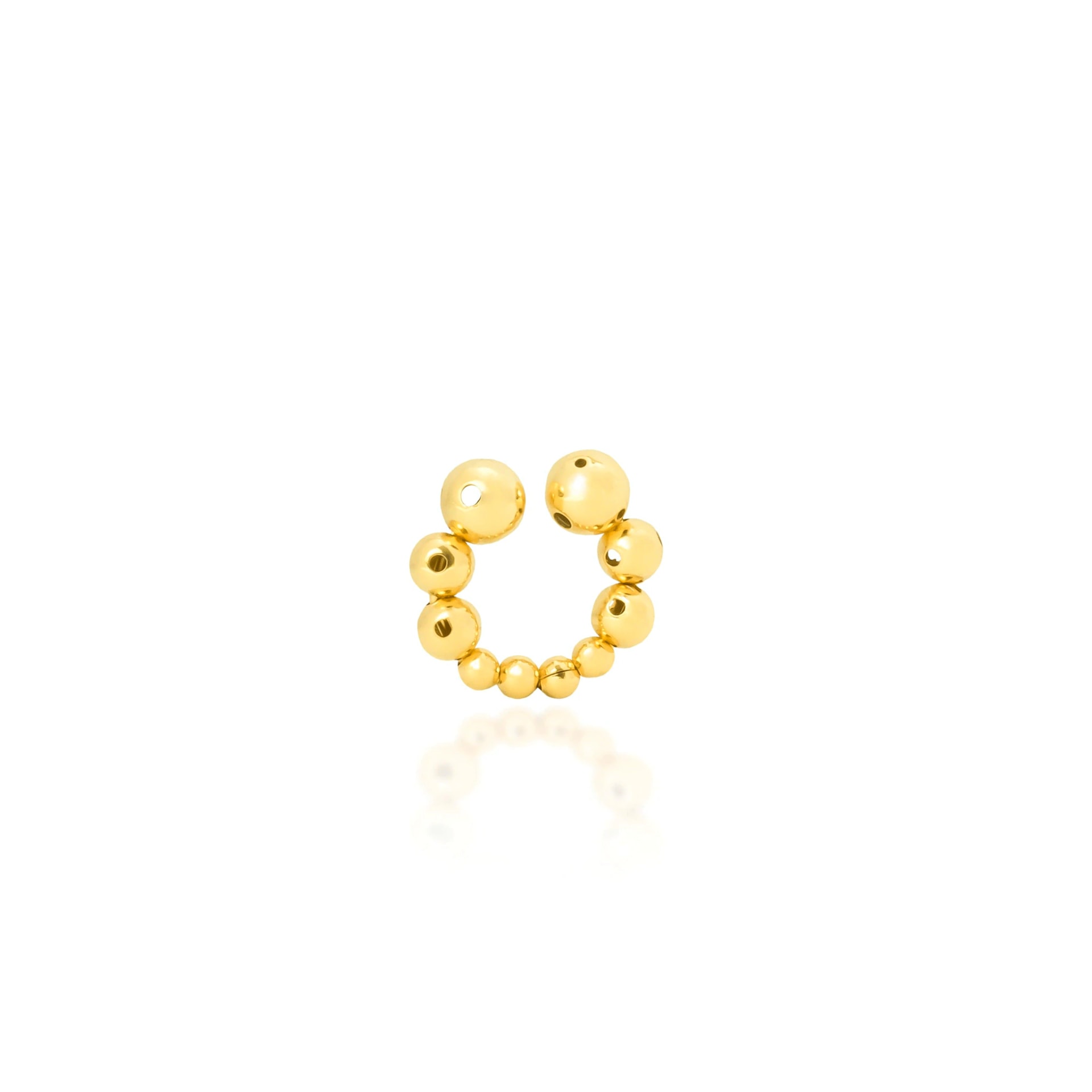 MEDIUM BUBBLE EAR CUFF - imagen 1