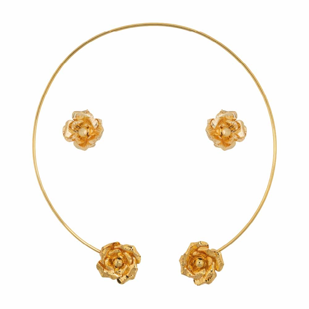 Collar Gargantilla Reflejo Floral - imagen 1
