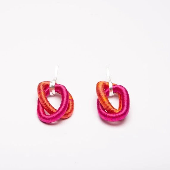 Duo Earrings - Woven - imagen 1