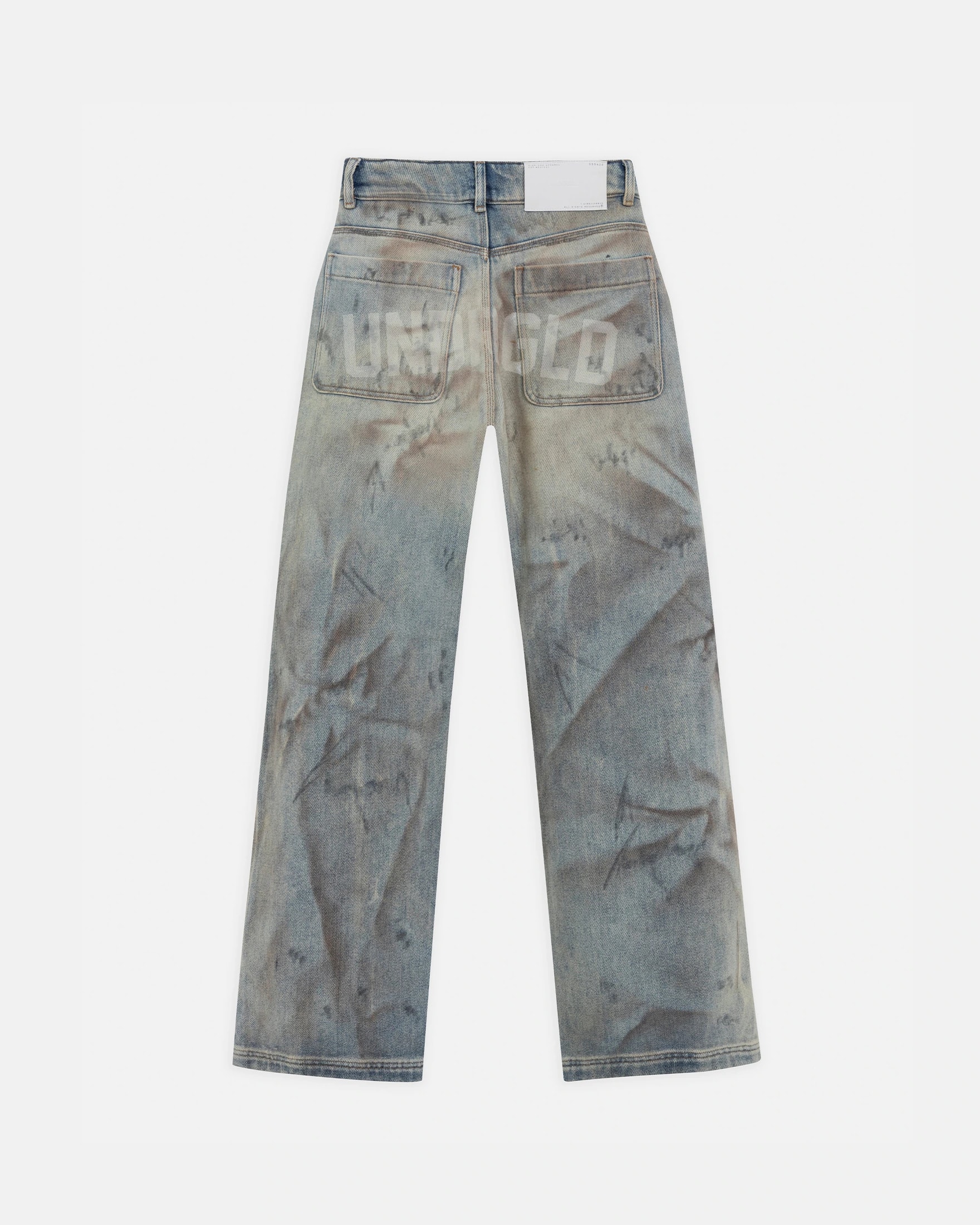 W Capsule UNDRGLD Wide Jeans Dirty Blue - imagen 1