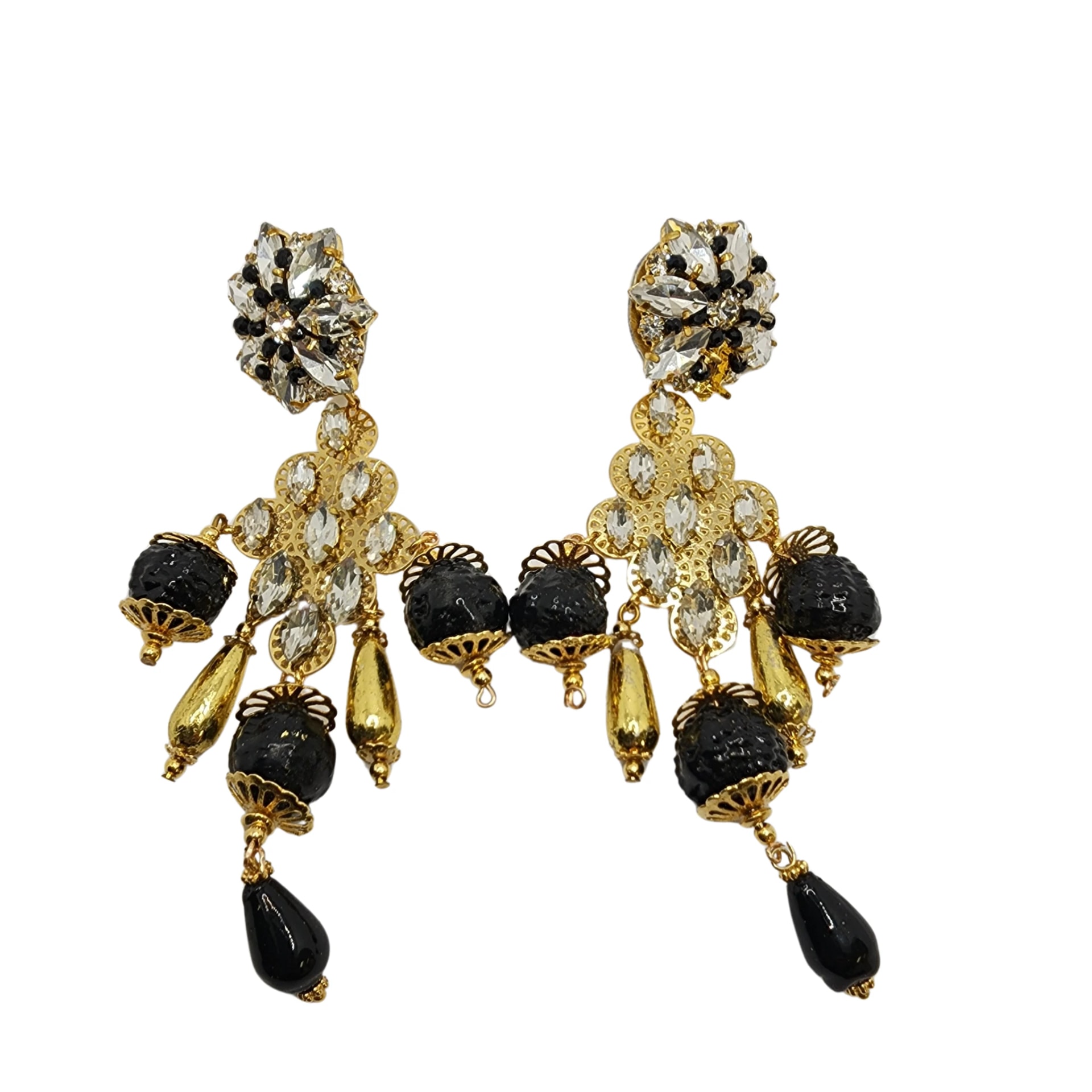 Midnight Cascade Earrings - imagen 1