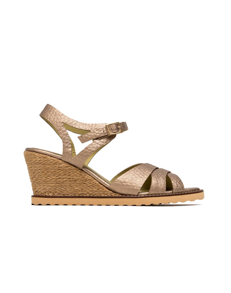 Sandalia tacón de cuero REF PKT1583 - imagen 1