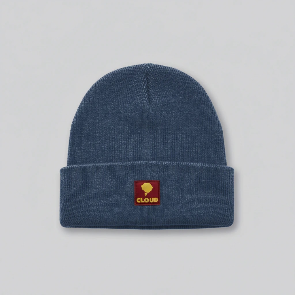 Beanie clásico azul steel - imagen 1