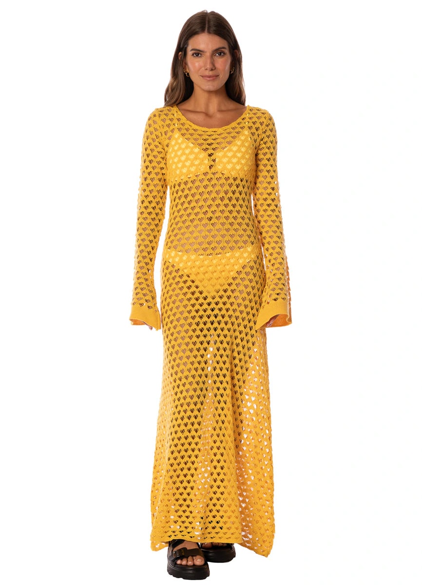 Maaji Golden Hour Crisp Long Dress - imagen 1
