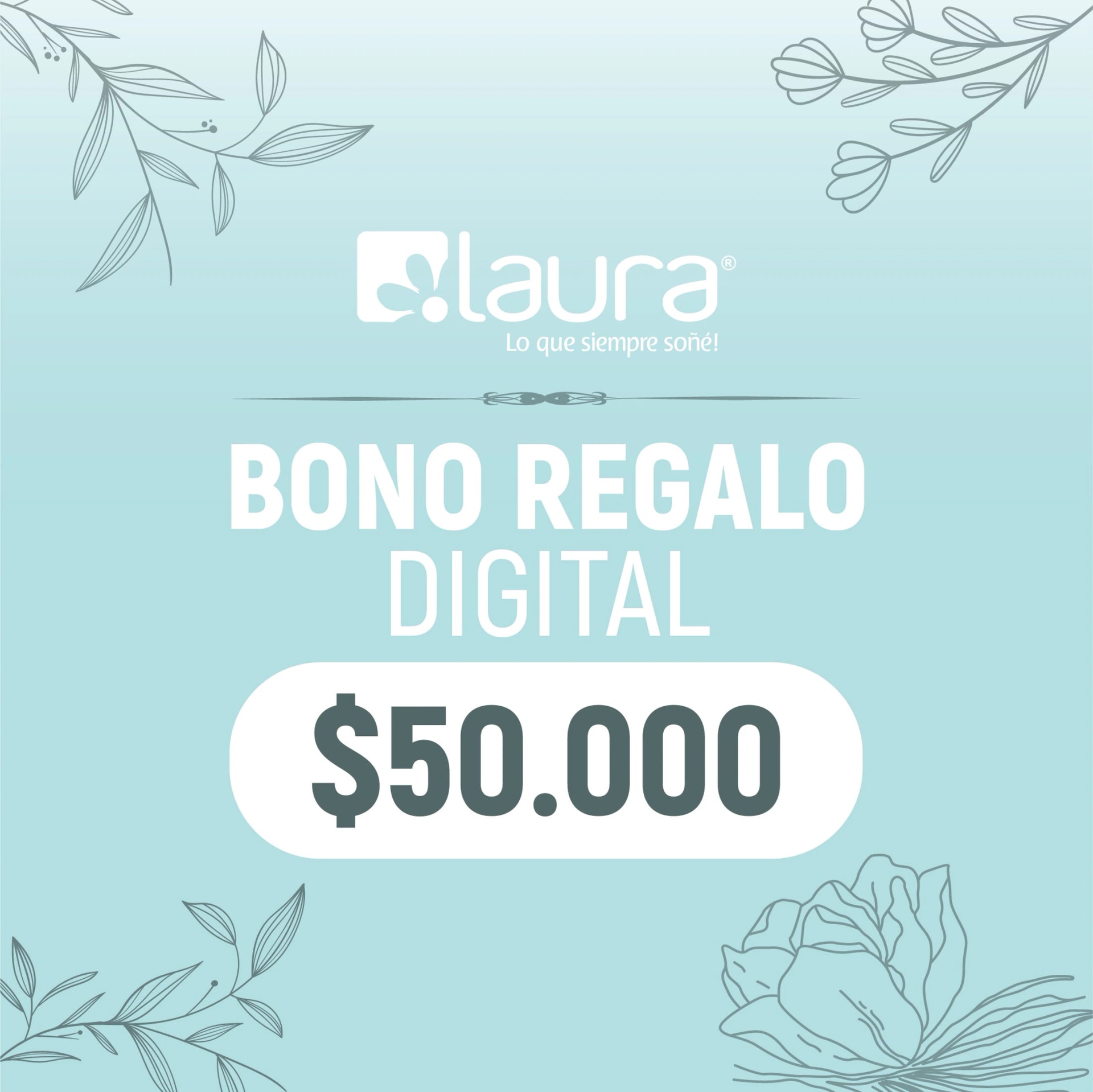 BONO DE REGALO DIGITAL $50.000 - imagen 1