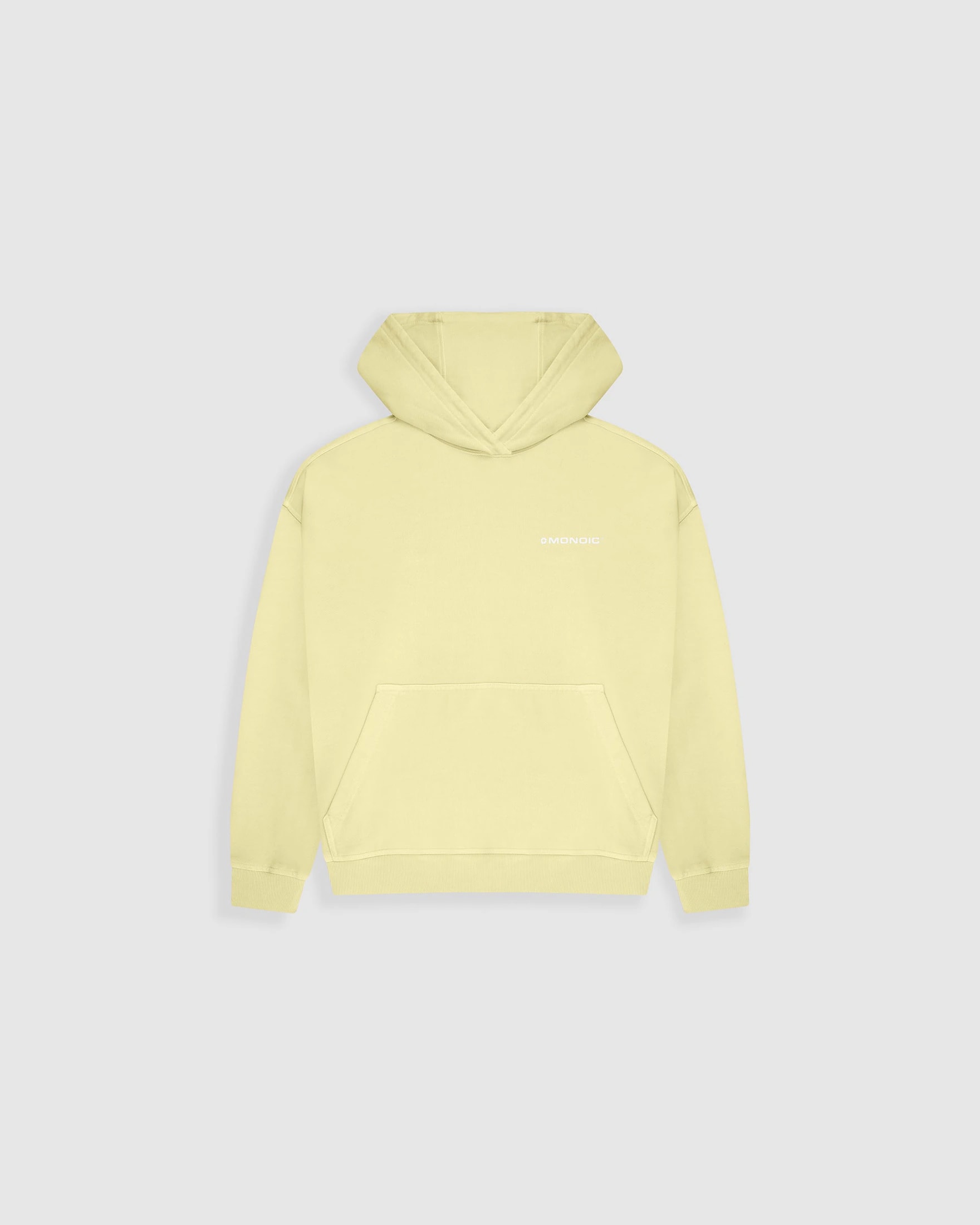Hoodie Oversized Básico V3 - Amarillo Pastel - imagen 1
