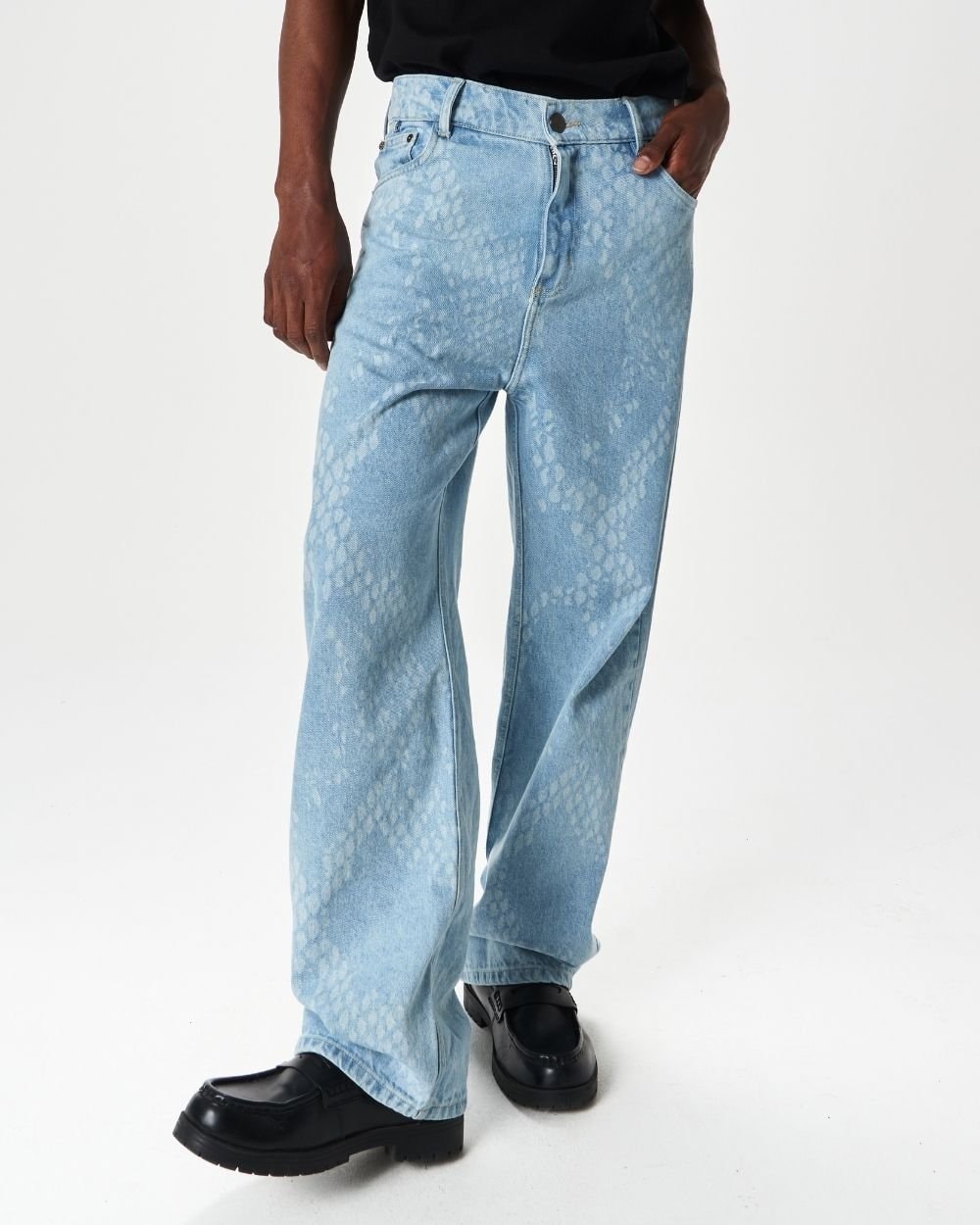 SNAKE SKIN PANTS - imagen 1
