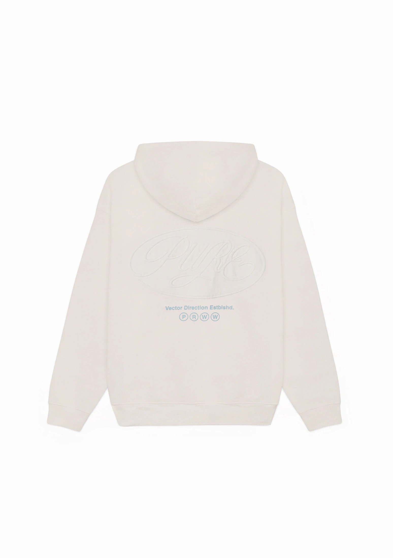 Across The Lines White Zip Hoodie - imagen 1