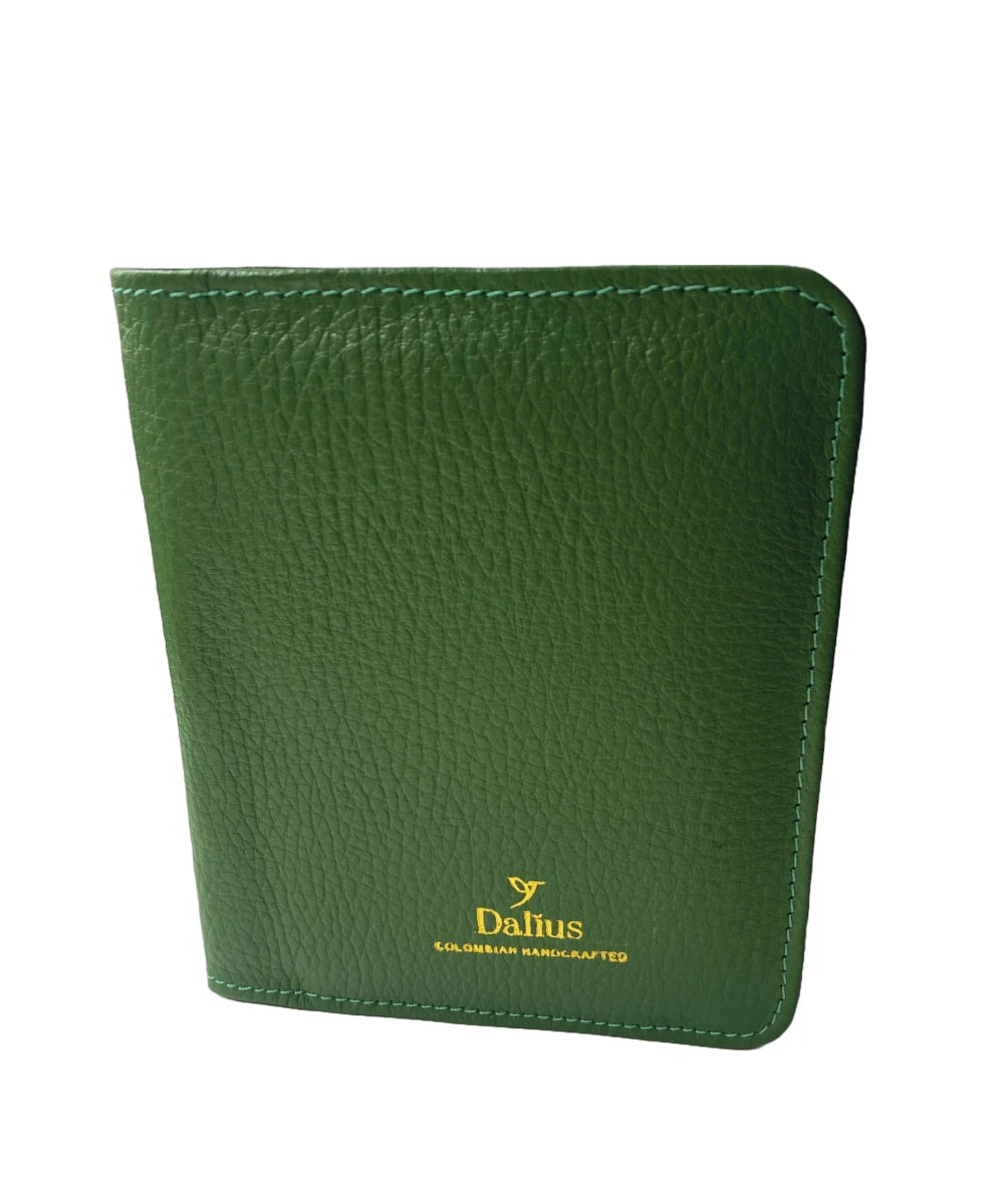 Portapasaporte de Cuero Verde Oliva - imagen 1