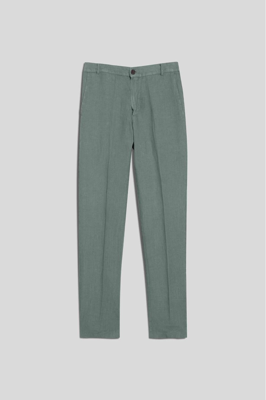 Men's linen pants grey donato - imagen 1