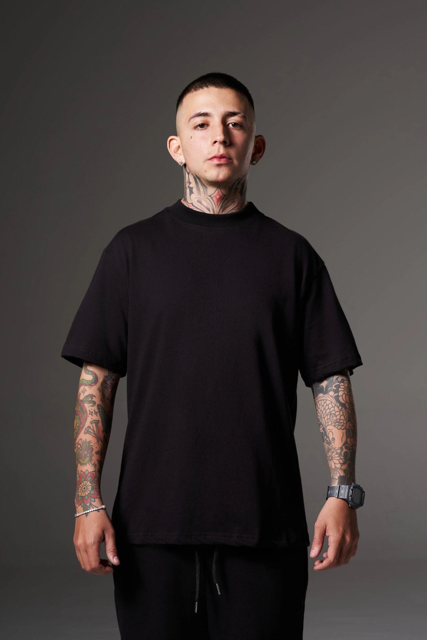 BLANK NEGRO 250 GSM 100% ALGODON - imagen 1