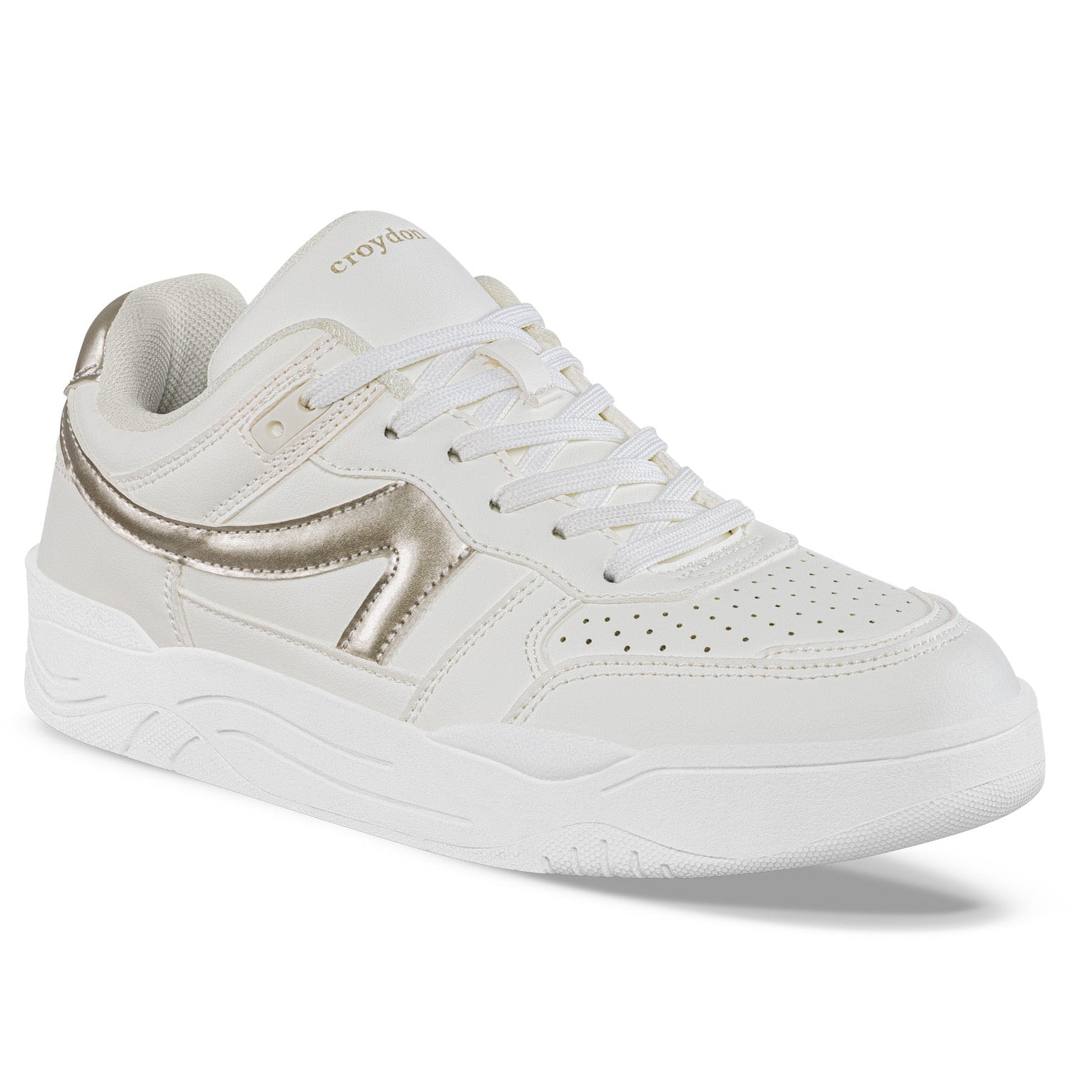 Tenis Urbanos Ptef Blanco Croydon Para Mujer - imagen 1