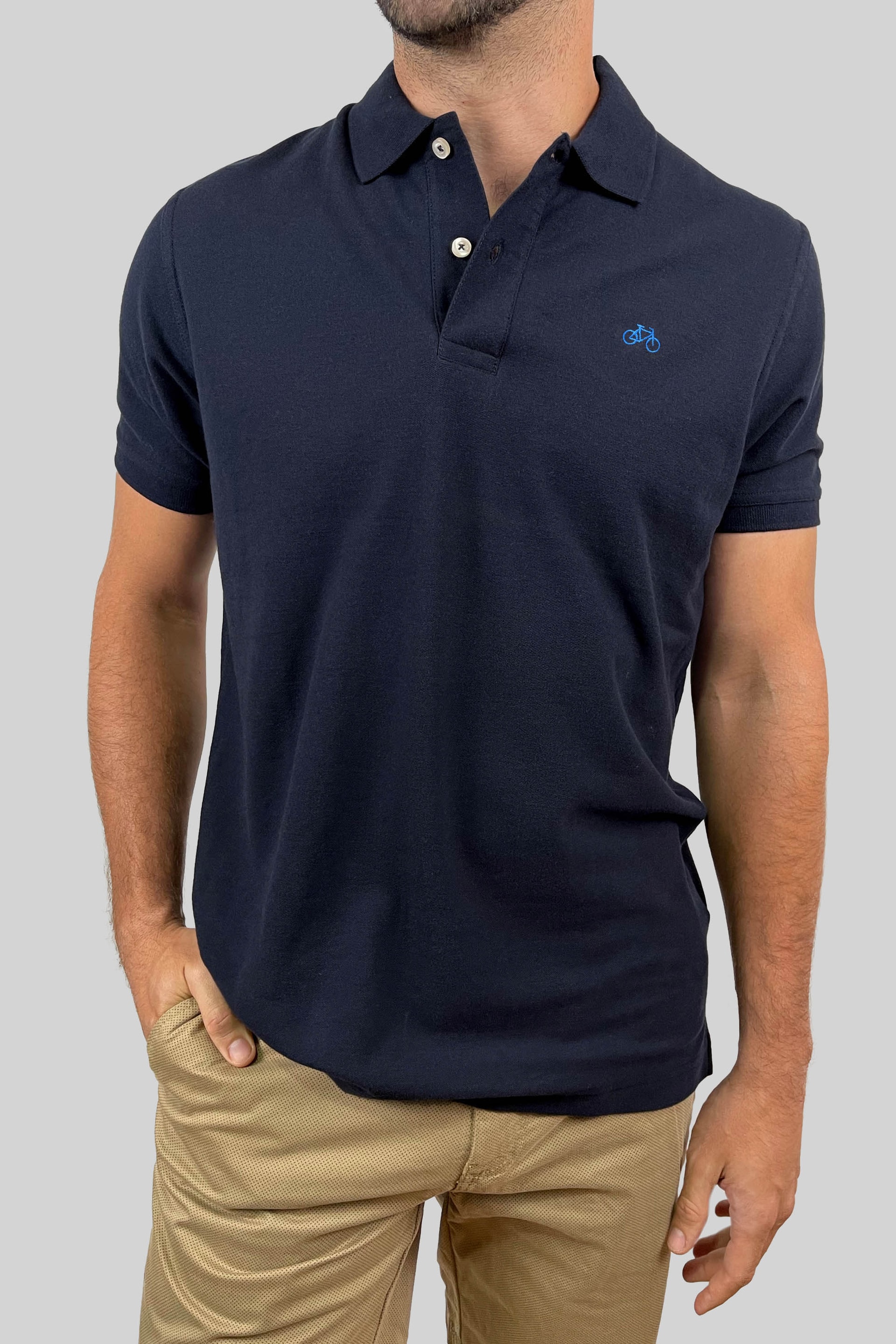POLO MANGA CORTA NAVY - imagen 1