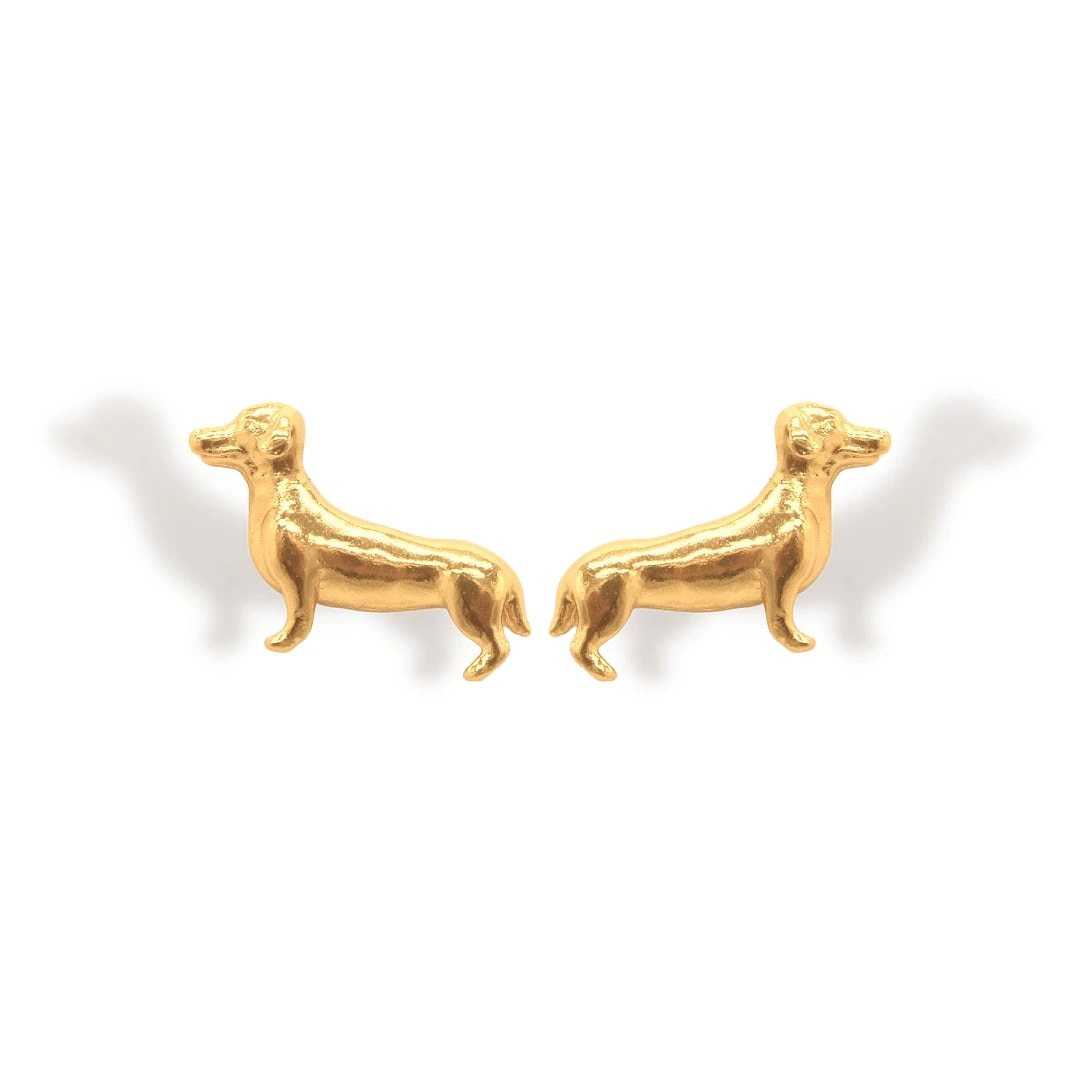 Aretes de Perros Salchichas - imagen 1