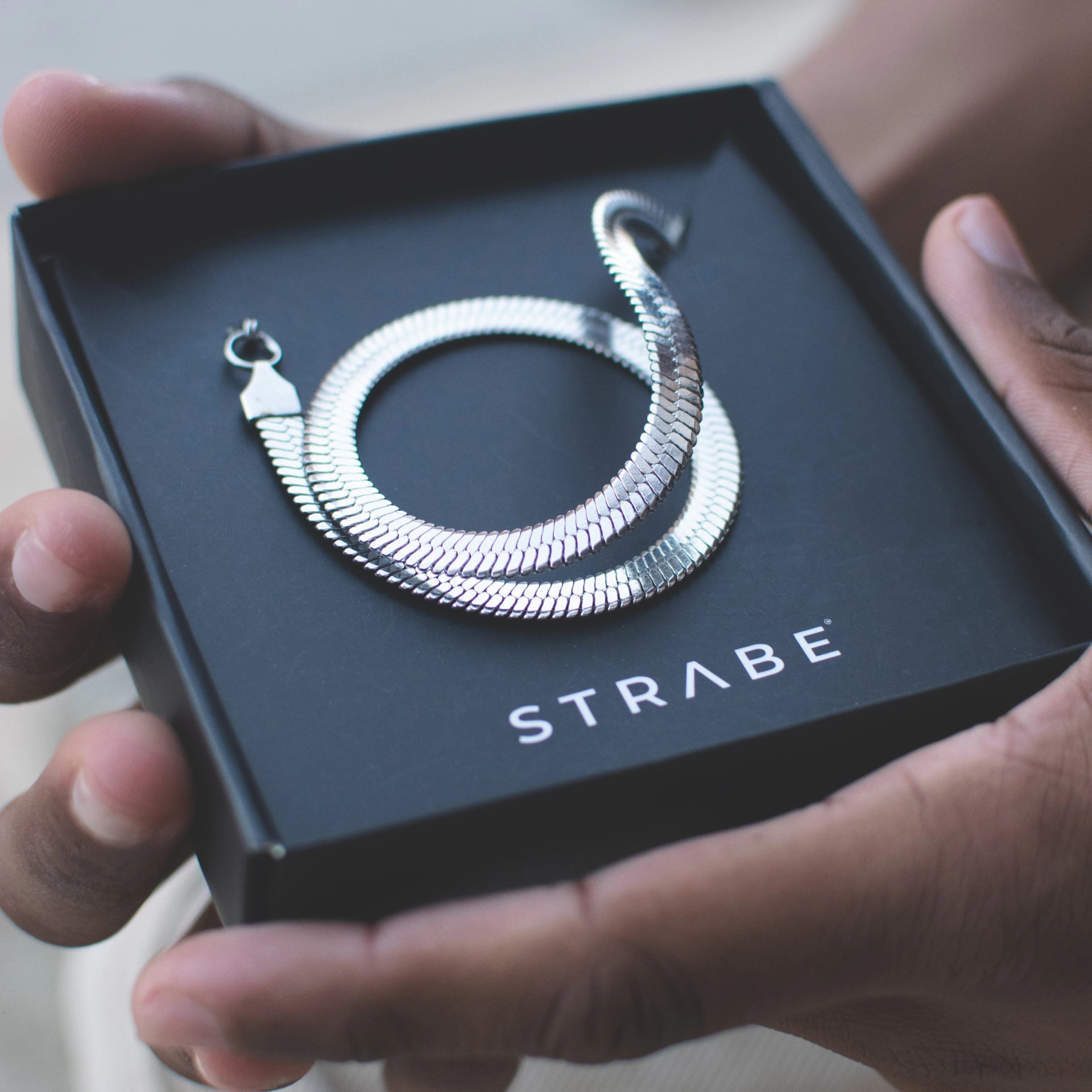 Cadena Silver Snake STRABE - imagen 1