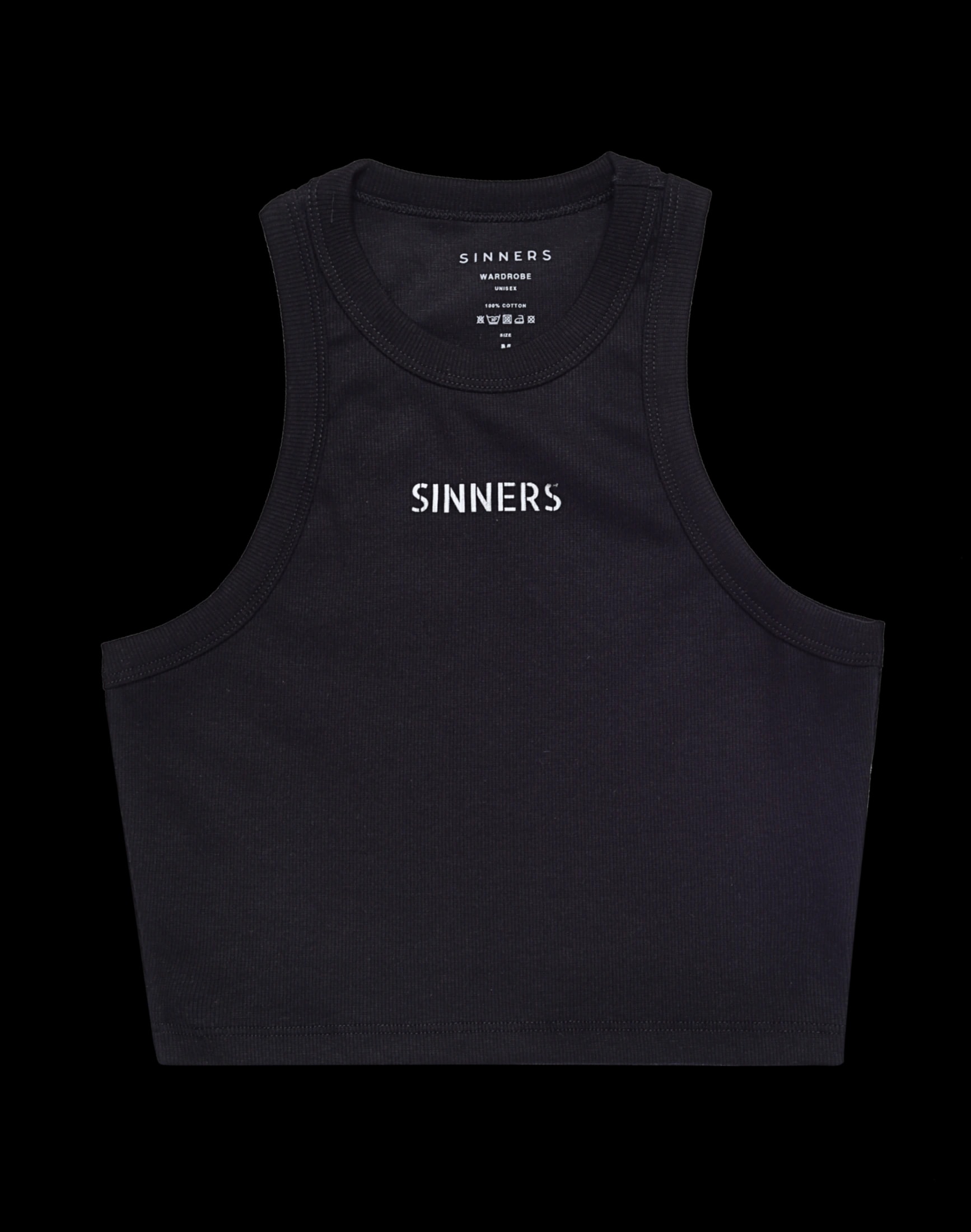 SINNERS BLACK WOMEN TANK TOP - imagen 1