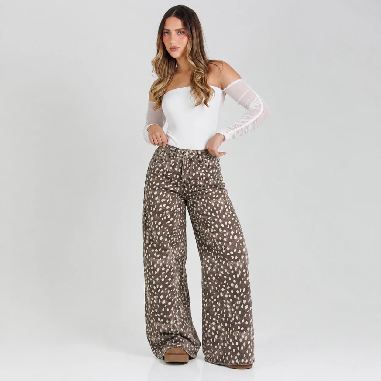 Jean Wide Leg Premium ax-3148 Licrado - imagen 1