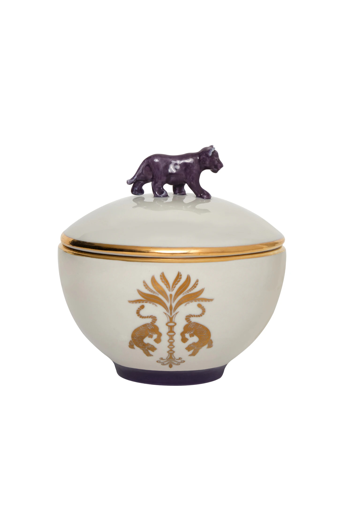 Tiger Bowl / Purple & Gold - imagen 1