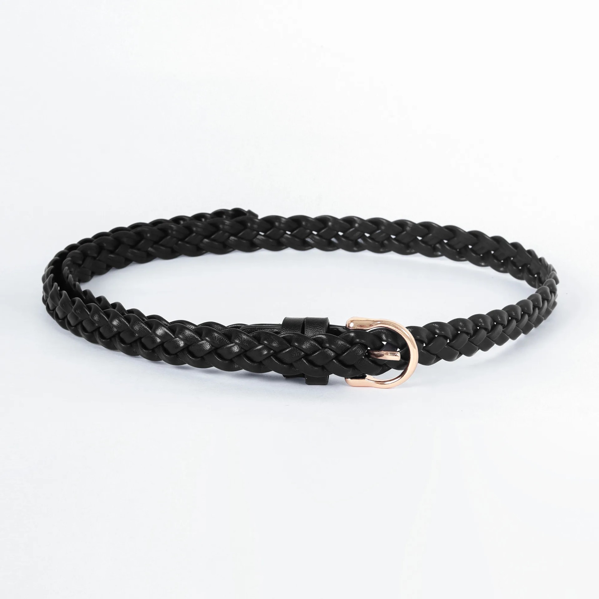 Cinturon Trenzado Negro - imagen 1