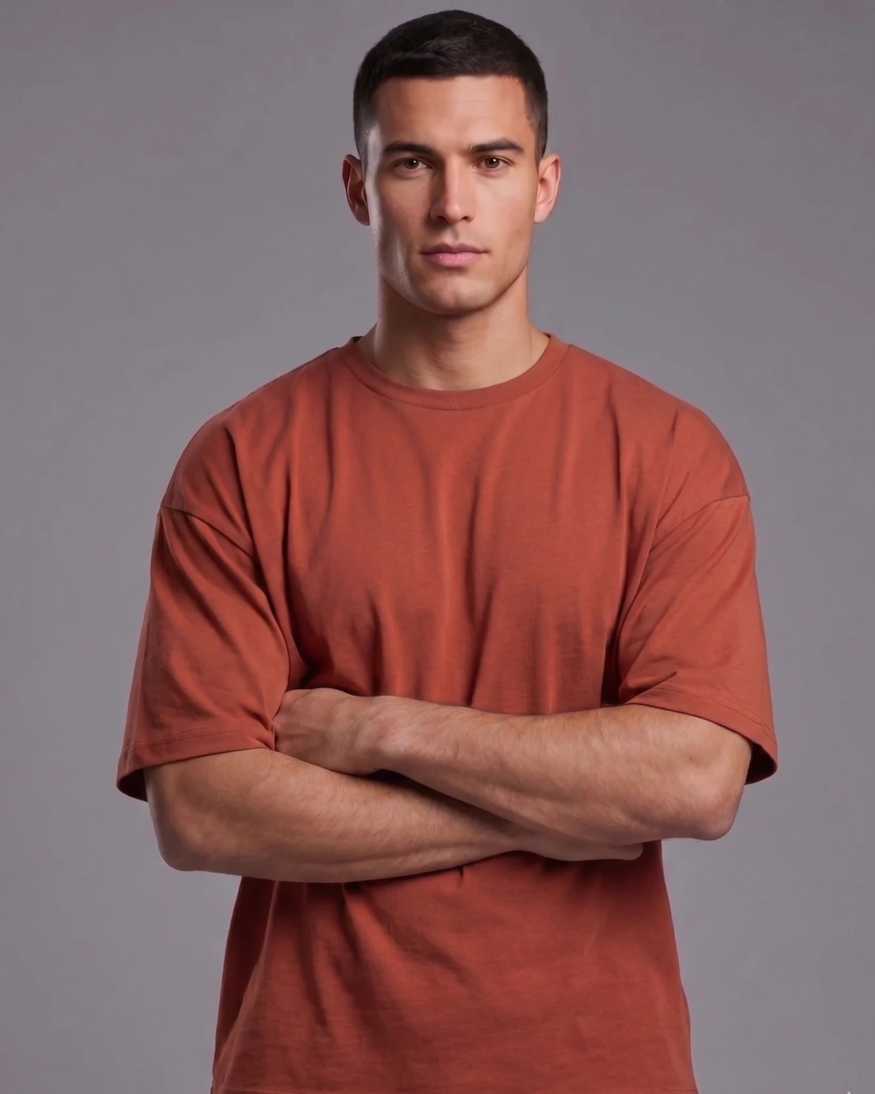 Camiseta Fist Basica Premium Stretch Roja - imagen 1