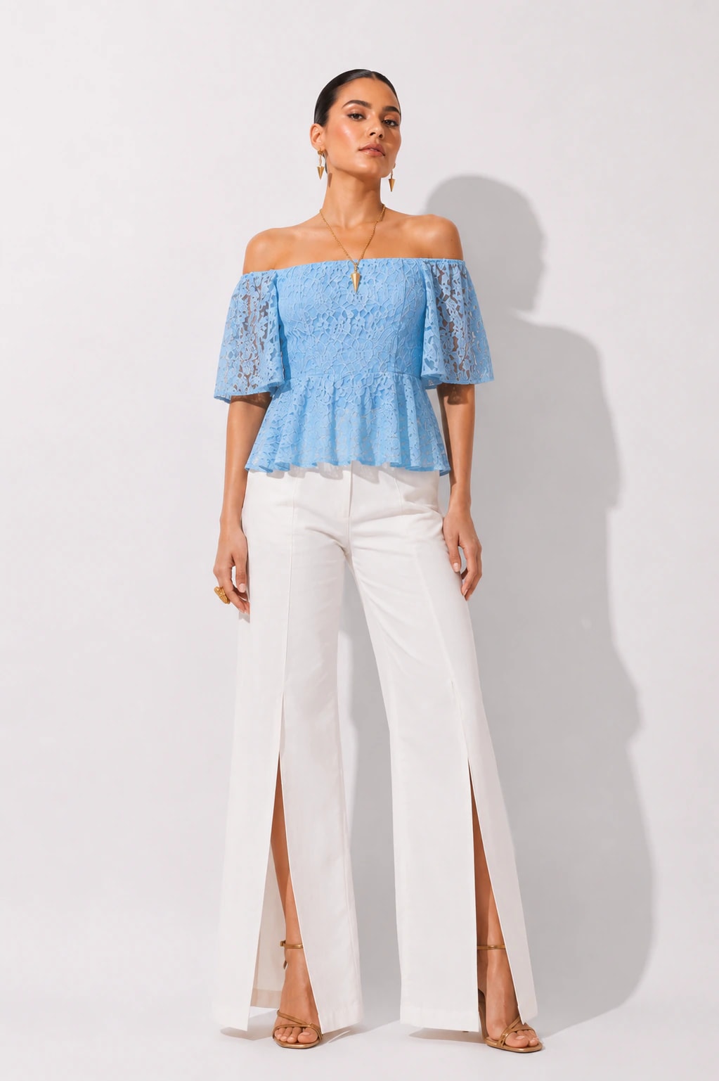 Blusa Thalia L Celeste - imagen 1