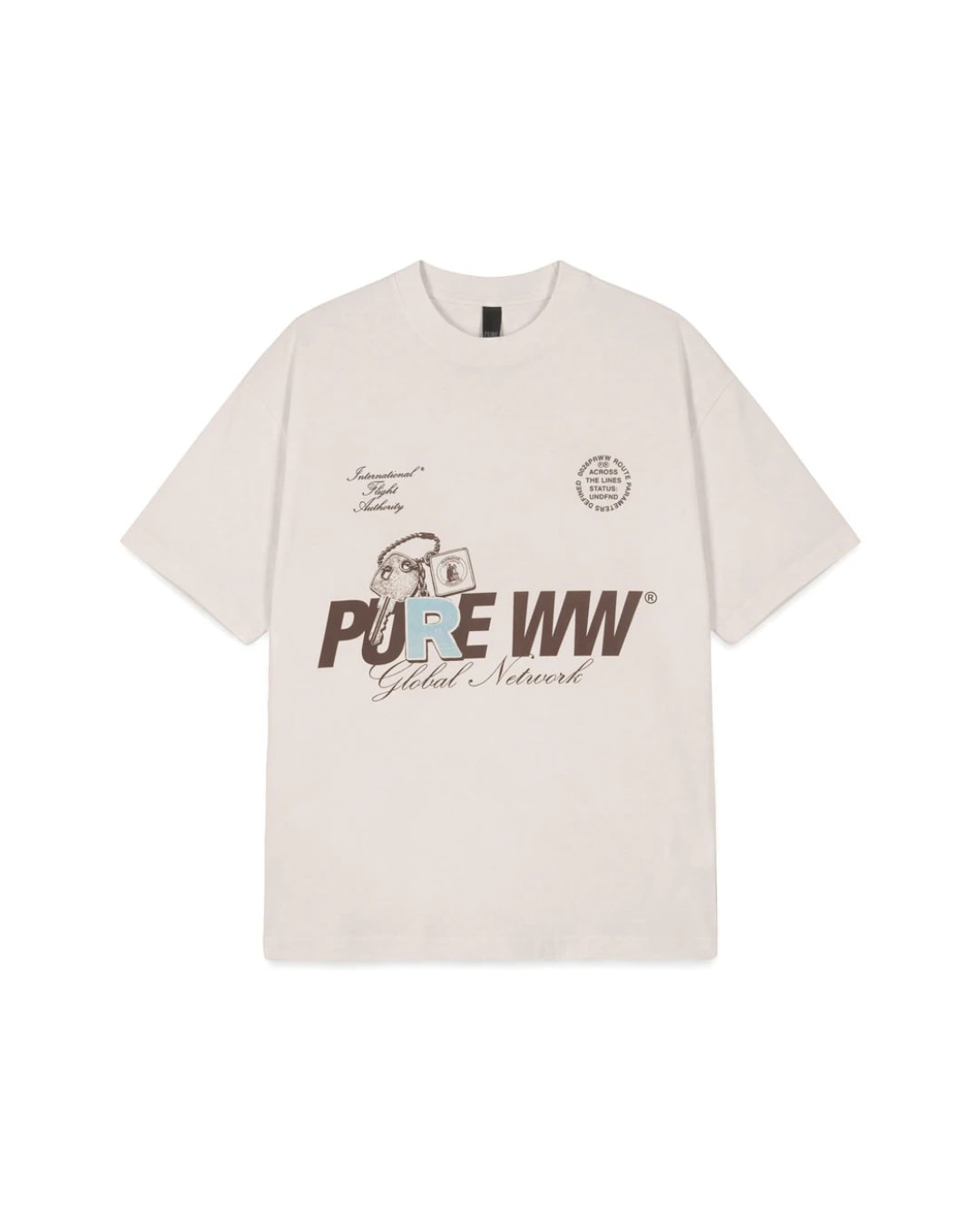 ACROSS THE LINES WHITE KEY T-SHIRT - imagen 1
